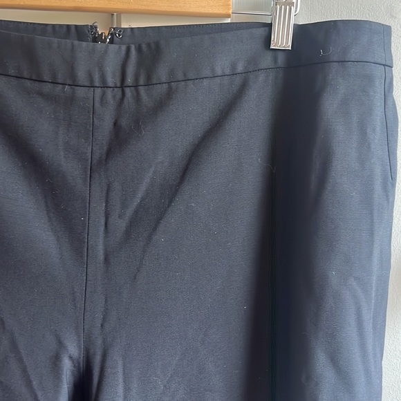 Worth 18 wool blend black trousers pants rear zipper - Picture 2 of 4